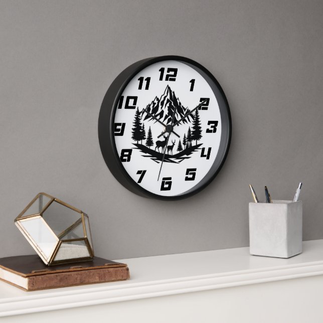 Horloge Vie sauvage majestueuse (Bureau)