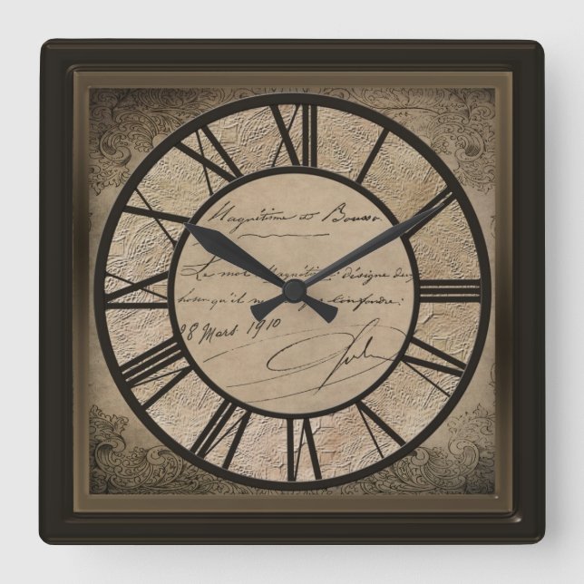 HORLOGE - VIEILLE CONCEPTION VINTAGE MONDIALE - (Recto)