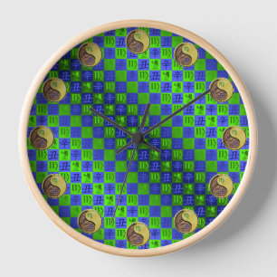 Horloge Vierge & Bœuf de Métal