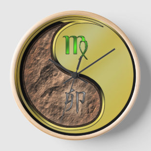 Horloge Vierge & Lapin de Métal