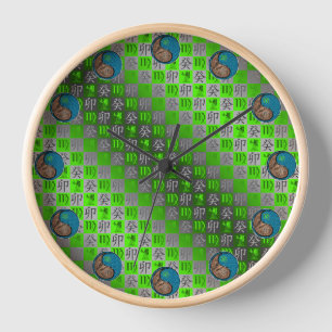 Horloge Vierge & Lapin d'Eau
