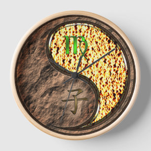 Horloge Vierge & Rat de Feu
