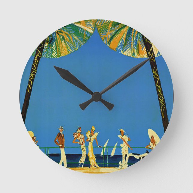 Horloge vintage Côte d'Azur (Recto)
