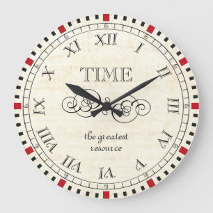 Horloge vintage de philosophie de style de
