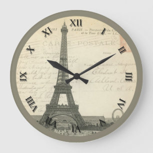 Horloge vintage de Tour Eiffel