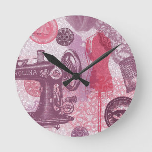 Horloge vintage du mur de couture