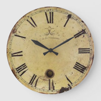Horloge vintage face de mur