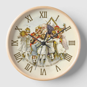 Horloge Vintage Old Father Time Clock