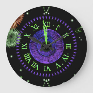 Horloge Violet de Minuit