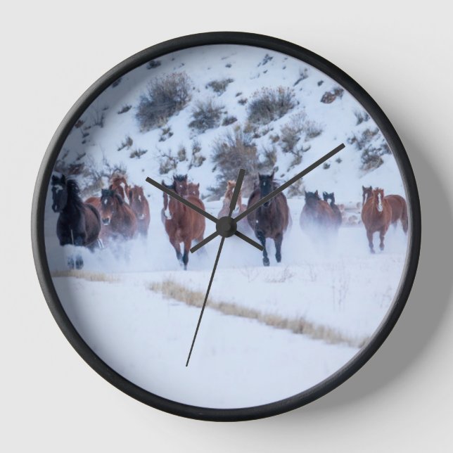 Horloge Voiture Cowboy | Hideout Ranch Shell, Wyoming (Recto)