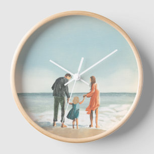 Horloge Votre Propre Oeuvre Artistique Téléchargez votre