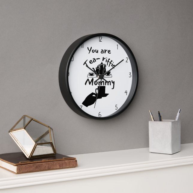 Horloge vous êtes une maman formidable (Bureau)