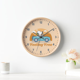 Horloge Voyage sur route   Arachides se sentent libres