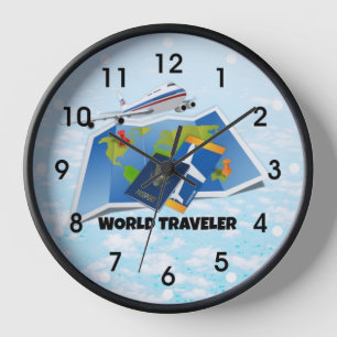 Horloge Voyageur du monde