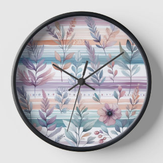 Horloge Watercolor Botanique Timepiece
