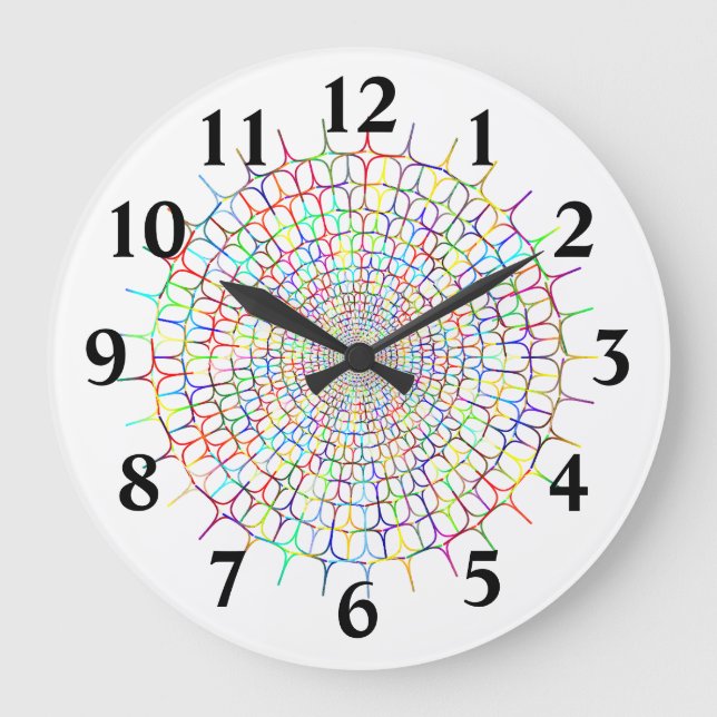 Horloge Web multicouleur (Recto)