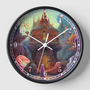 Horloge Weight Déplaisant House Surreal Art