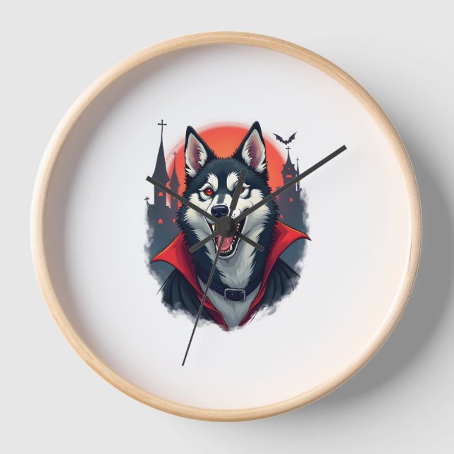 Horloge Werewolf Beagle Howl (Recto)