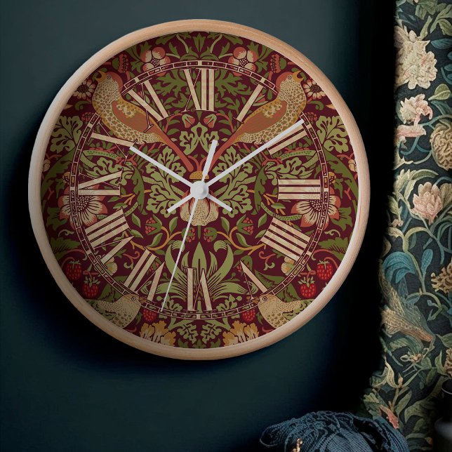 Horloge William Morris Strawberry Thief Classique victorie (Créateur téléchargé)