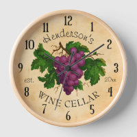 Wine Cellar Vineyard Grapes Vintage Personalized