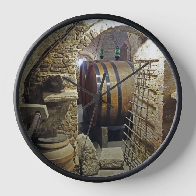 Horloge Wine Cellar Wall Clock (Recto)