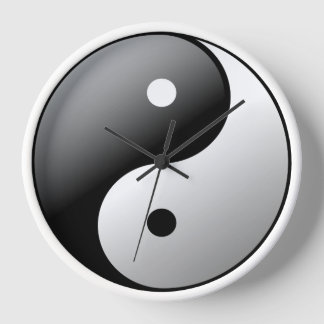 Horloge Yin Yang