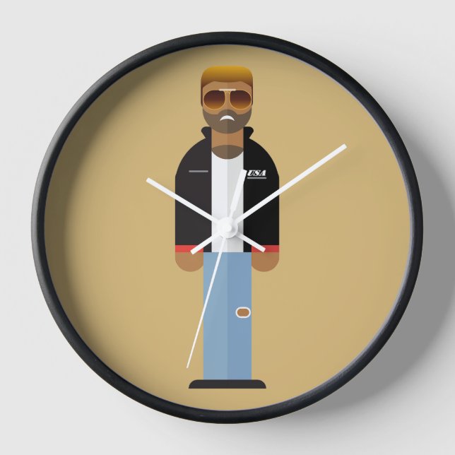 Horloge Yog - Pop Icon Wall Clock (Recto)