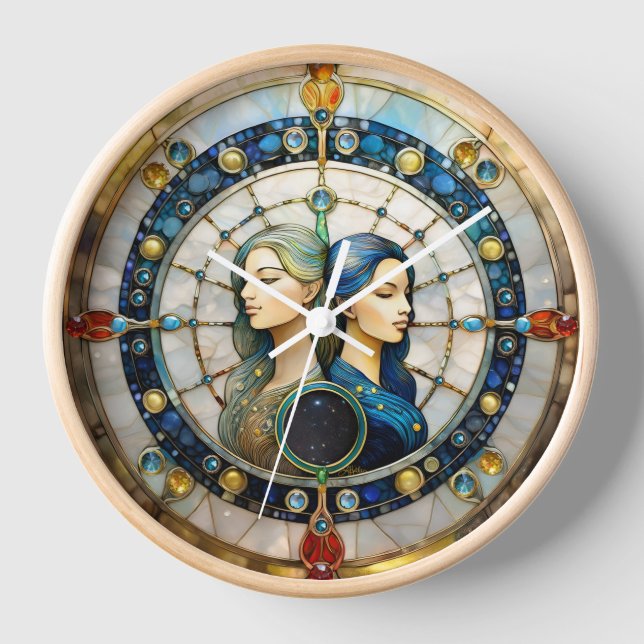 Horloge Zodiac - Gemini Les Jumeaux (Recto)