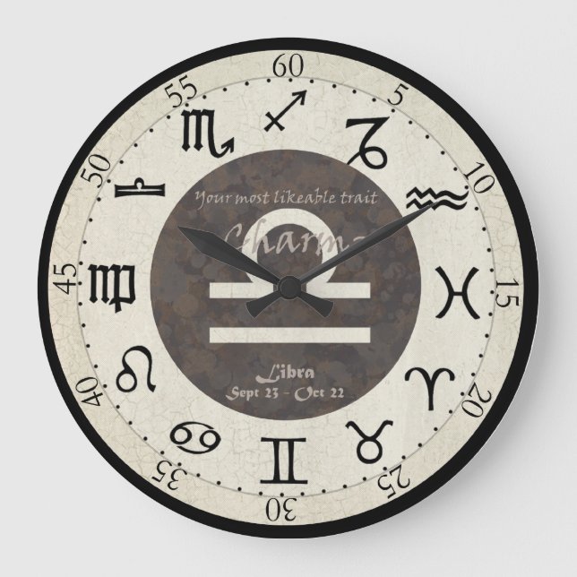 Horloge zodiaque - Libra (Recto)