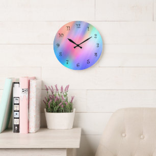 Horloges Abstraites colorées