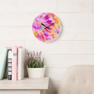 Horloges de décoration murale de style teinture Ab