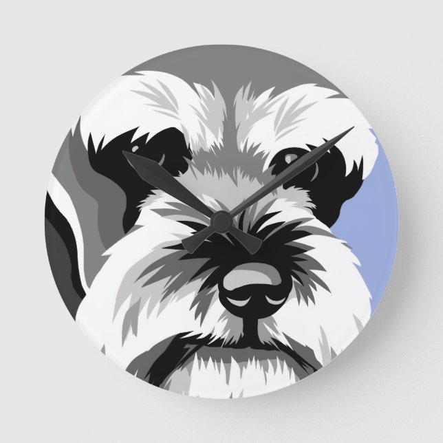 Horloges de Schnauzer miniature (Recto)