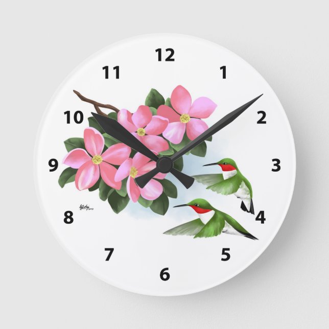 Horloges décoratives pour colibris (Recto)