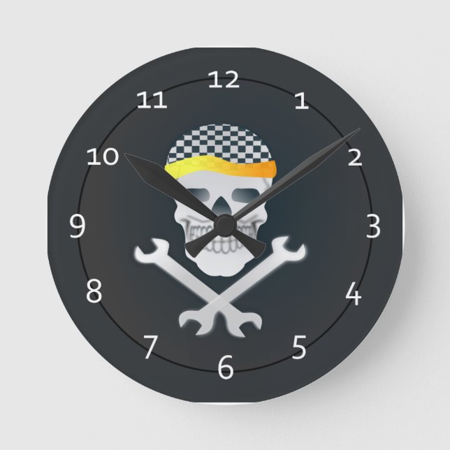 Horloges du crâne des hommes (Recto)