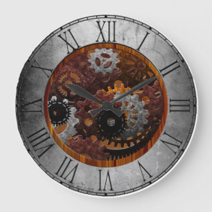 Horloges grunges et vitesses de Steampunk