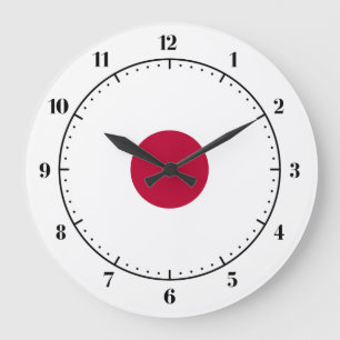 Horloges japonaises de drapeau