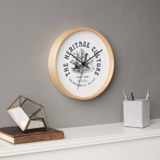 Horloges "La culture du patrimoine"