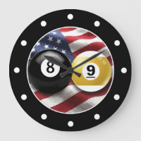 Horloges murales de salle de jeux pour hommes cool