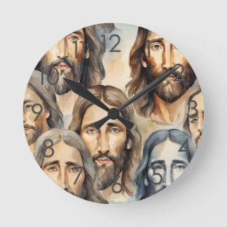 Horloges murales des Saint Visages de Jésus