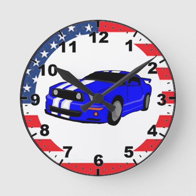 Horloges murales fraîches de conception de voiture (Recto)