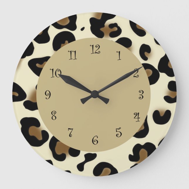 Horloges murales posters de animaux (Recto)