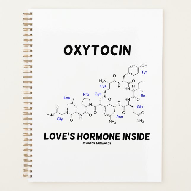 Hormone de l'amour de l'oxytocine dans la chimie (Devant)