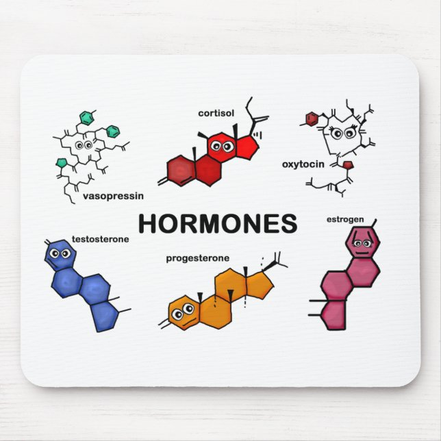 Hormones Mouse Pad (Front)