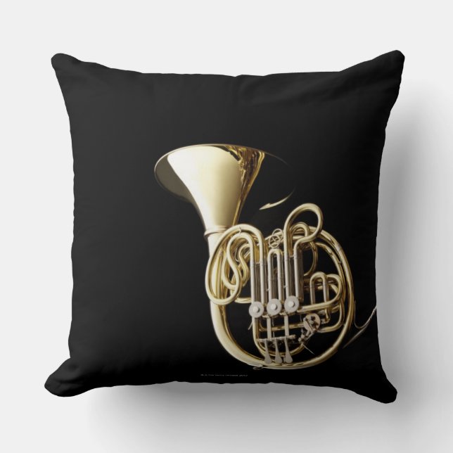 Horn 2 throw pillow (Front)