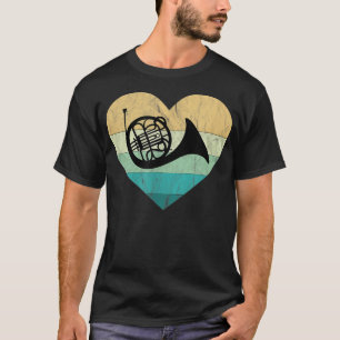 Horn Classic Music Orchestra Musician Hornist Fren T-Shirt