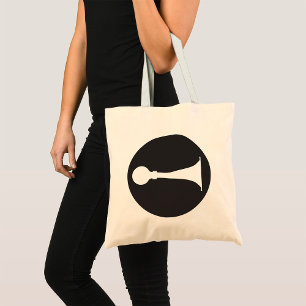 Horn Icon Tote Bag