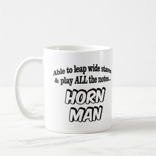 Horn Man - Music Superhero Coffee Mug