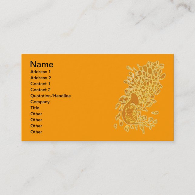 Horn_Music Business Card (Front)