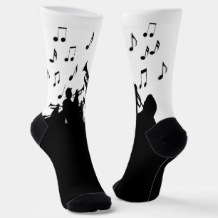 Horn Section Music Design Socks