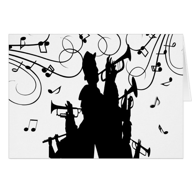 Horn Section Trumpet Jazz Music (Front Horizontal)